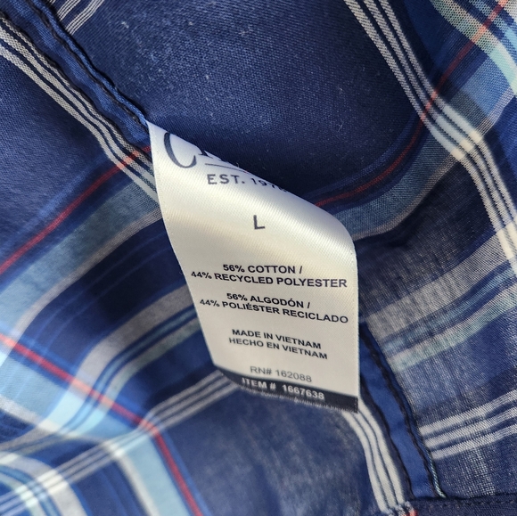 Chaps Short Sleeve Button Front Shirt Bundle - Picture 5 of 6